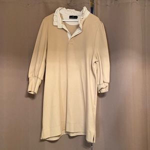 Pomander Place Ruffled Collared Dress XL